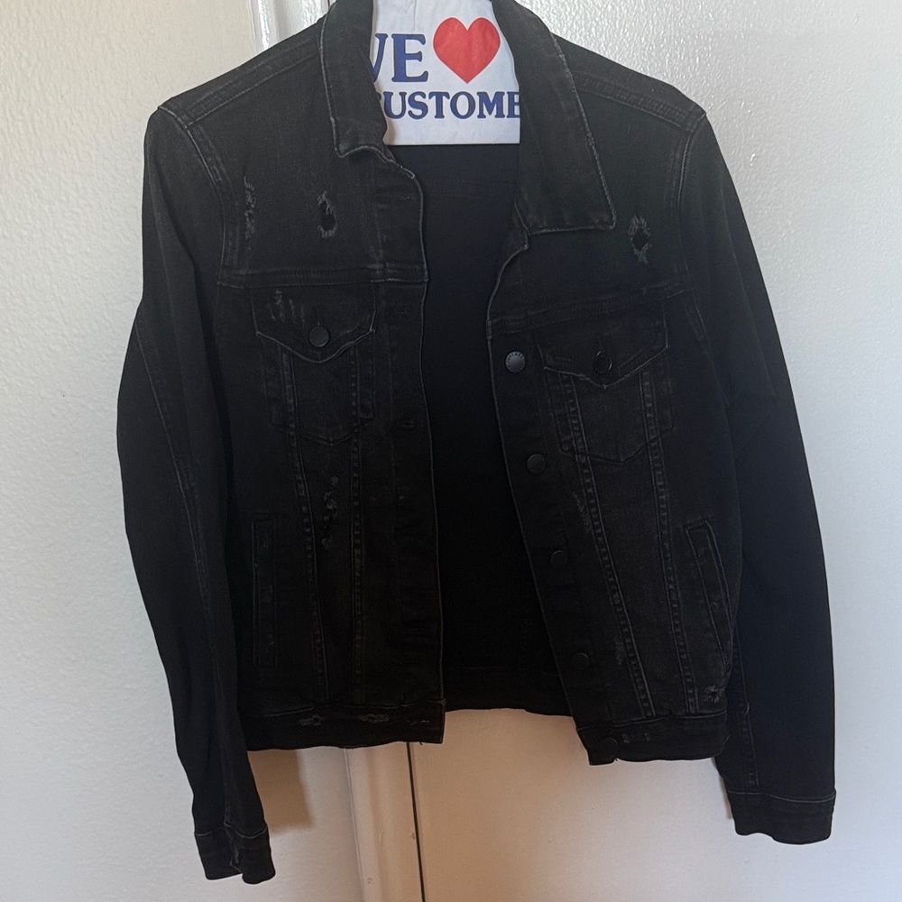 Just USA Black Jean Jacket